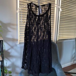 Free People lace swing top